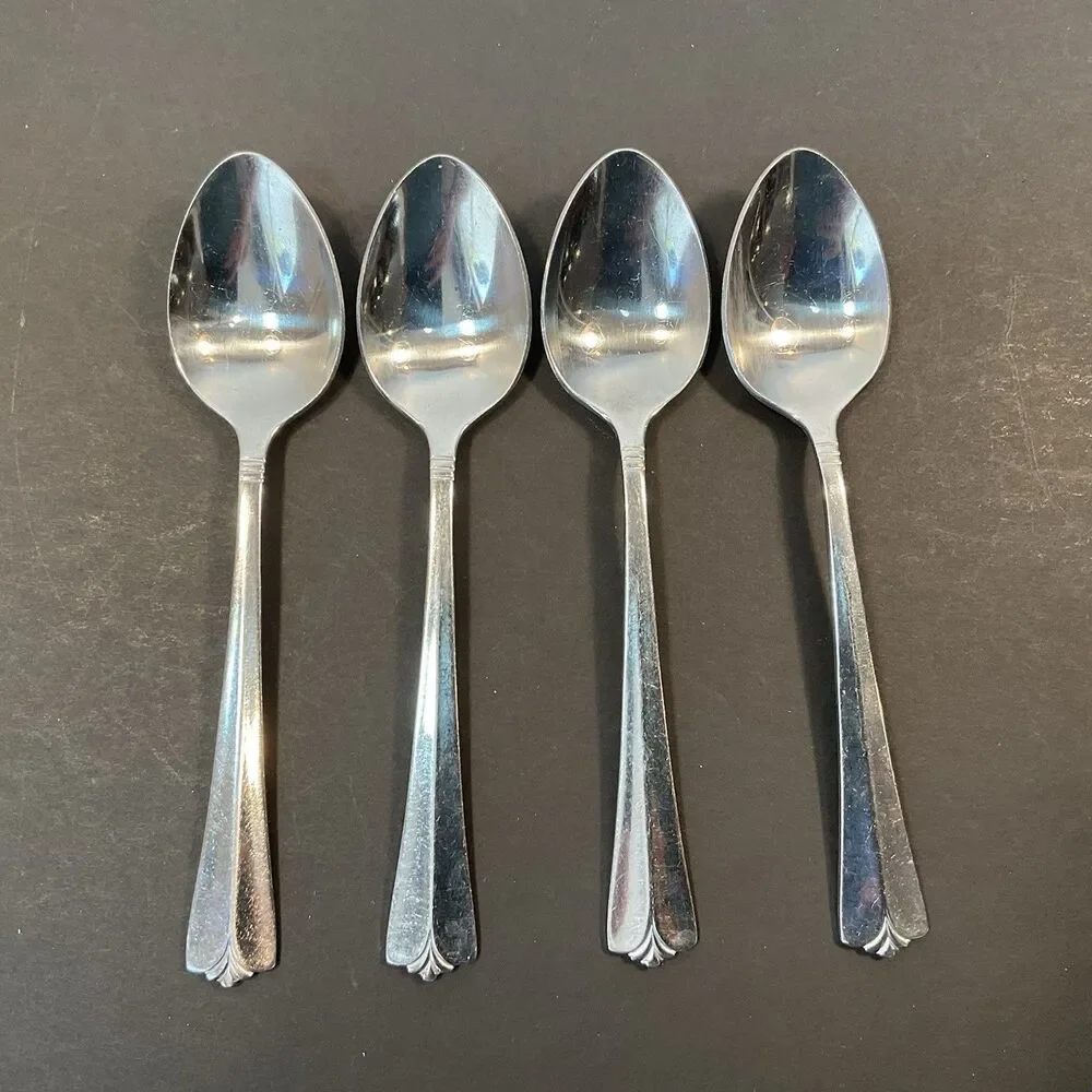 Rogers Co VICTORY Stainless Flatware Korea Stanley Roberts 14 Pcs Spoons Butter